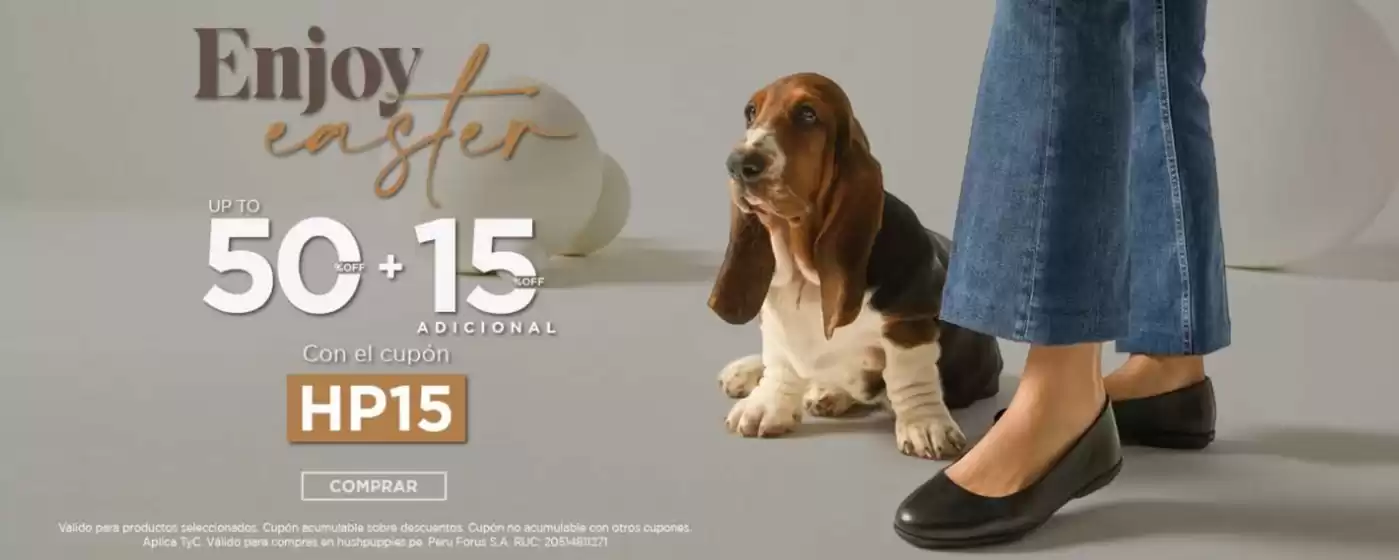 Catálogo Hush Puppies | Happy easter  | 2026-04-03T00:00:00.000Z - 2026-04-05T00:00:00.000Z