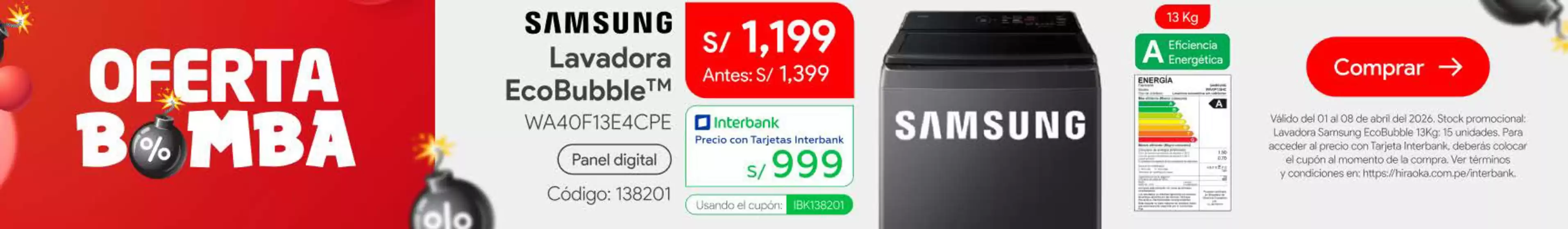 Catálogo Hiraoka | Oferta Bomba | 2026-04-07T00:00:00.000Z - 2026-04-08T00:00:00.000Z