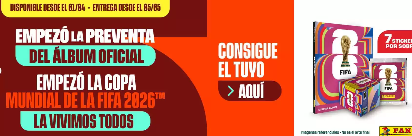 Catálogo Wong en Chiclayo | Empezo la prenventa del album oficial | 2026-04-07T00:00:00.000Z - 2026-05-05T00:00:00.000Z