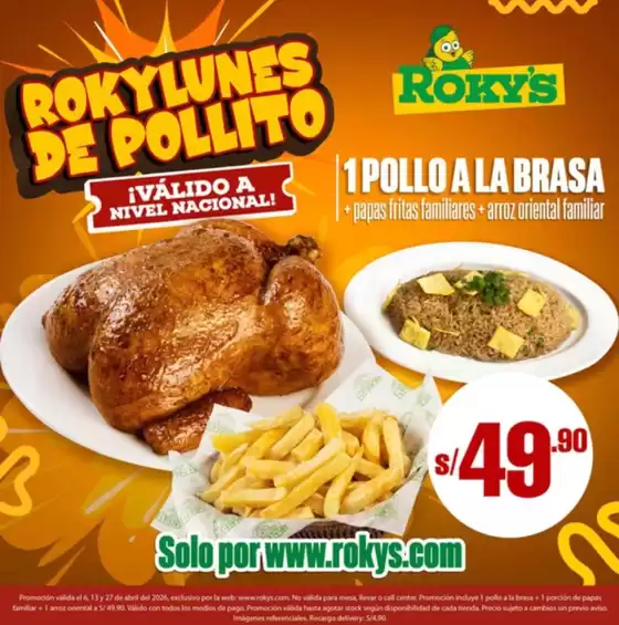 Catálogo Rokys | Rokylunes de pollito | 2026-04-07T00:00:00.000Z - 2026-04-27T00:00:00.000Z