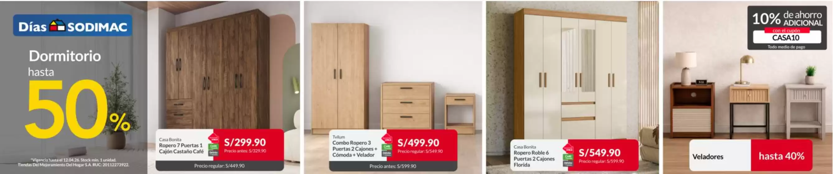 Catálogo Sodimac | Ofertas principales y descuentos | 2026-04-08T00:00:00.000Z - 2026-04-12T00:00:00.000Z