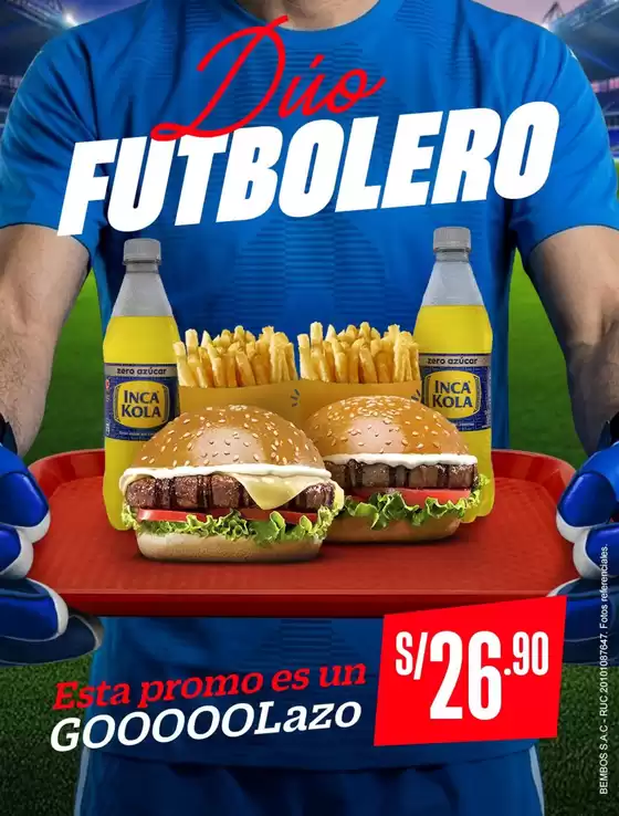 Catálogo Bembos | Esta promo es un golazo | 2026-04-08T00:00:00.000Z - 2026-04-30T00:00:00.000Z