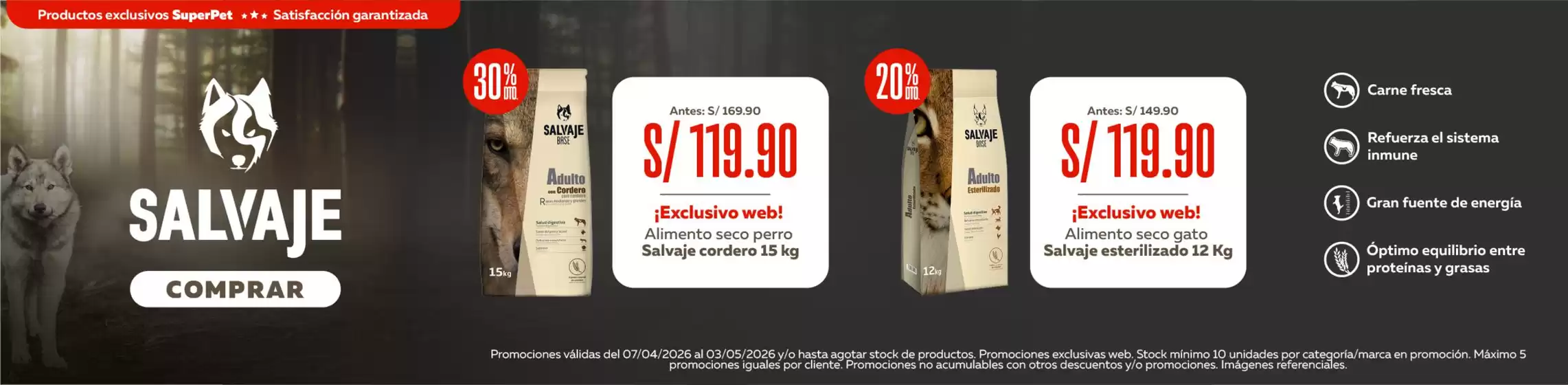 Catálogo Superpet | Ofertas y gangas exclusivas | 2026-04-07T00:00:00.000Z - 2026-05-03T00:00:00.000Z