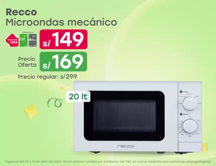 Catálogo Tottus | Ofertas exclusivas para nuestros clientes | 2026-04-09T00:00:00.000Z - 2026-04-10T00:00:00.000Z