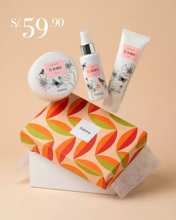 Catálogo K'Allma | Te blanco S/59.90 | 2026-04-09T00:00:00.000Z - 2026-04-30T00:00:00.000Z