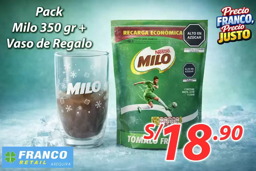 Catálogo Franco Supermercado | Pack Milo | 2026-04-09T00:00:00.000Z - 2026-04-30T00:00:00.000Z