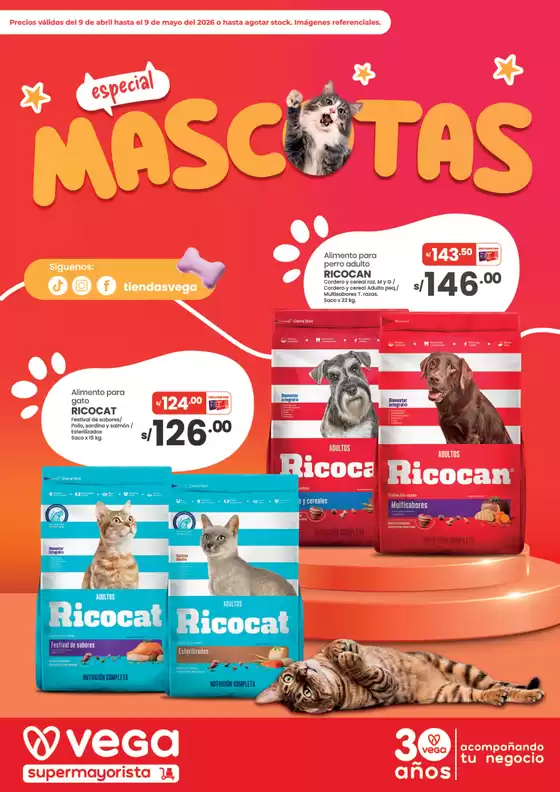 Catálogo Vega | Nuevas ofertas para descubrir | 2026-04-09T00:00:00.000Z - 2026-05-09T00:00:00.000Z