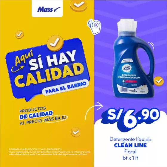 Catálogo Mass en La Merced | MARCAS PROPIAS | 2026-04-10T00:00:00.000Z - 2026-04-23T00:00:00.000Z