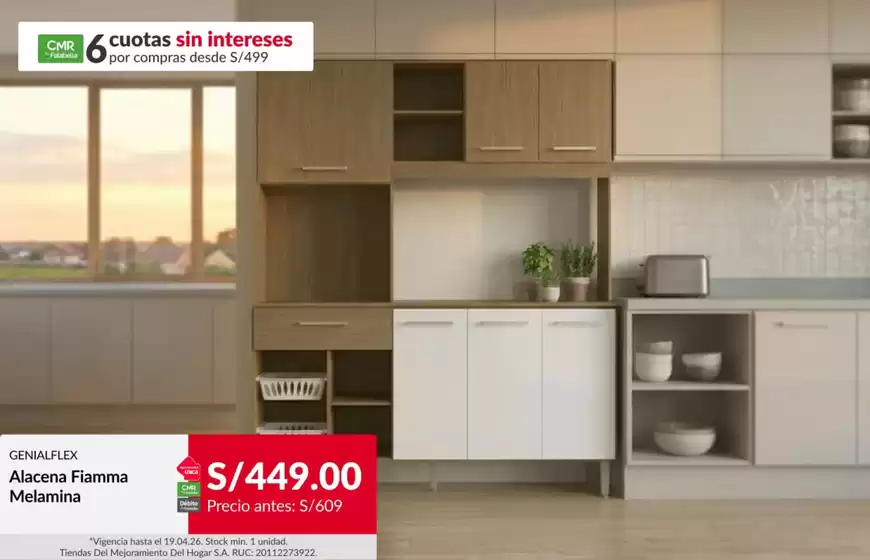 Catálogo Sodimac | Ofertas principales y descuentos | 2026-04-14T00:00:00.000Z - 2026-04-19T00:00:00.000Z