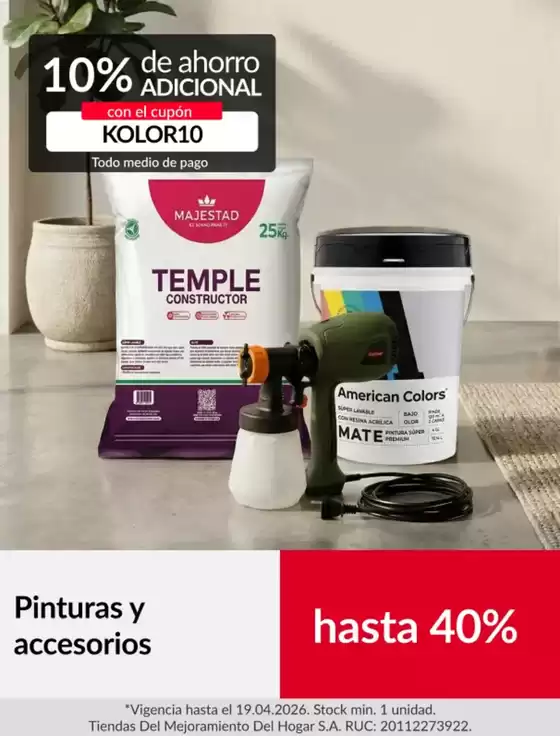 Catálogo Sodimac en Callao | Gangas exclusivas | 2026-04-14T00:00:00.000Z - 2026-04-19T00:00:00.000Z