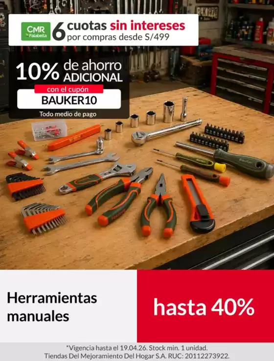 Catálogo Sodimac | Ofertas para cazadores de gangas | 2026-04-14T00:00:00.000Z - 2026-04-19T00:00:00.000Z