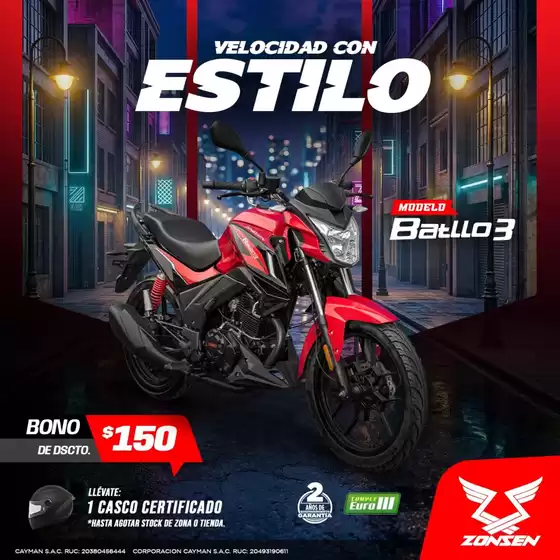 Catálogo Zongshen | Nuevas ofertas para descubrir | 2026-04-14T00:00:00.000Z - 2026-04-28T00:00:00.000Z