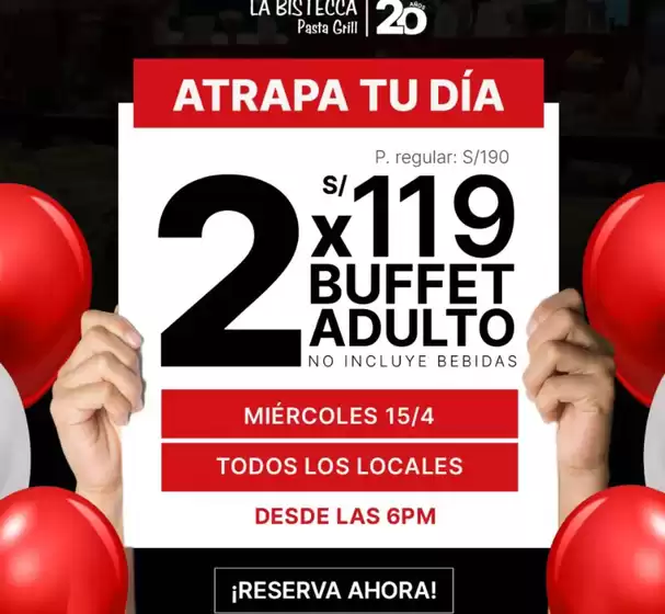 Catálogo La Bistecca | Atrapa Tu dia | 2026-04-15T00:00:00.000Z - 2026-04-15T00:00:00.000Z