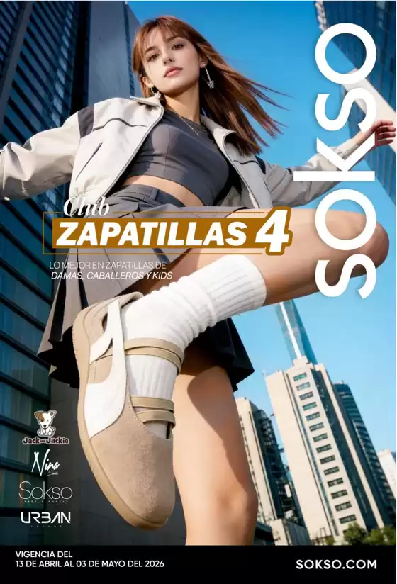 Catálogo Sokso | CLUB ZAPATILLAS 4 | 2026-04-13T00:00:00.000Z - 2026-05-03T00:00:00.000Z