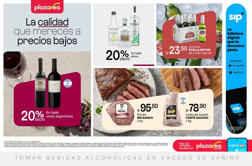 Catálogo Plaza Vea | AVISO BOMBA CLUSTER A3 | 2026-04-16T00:00:00.000Z - 2026-04-19T00:00:00.000Z