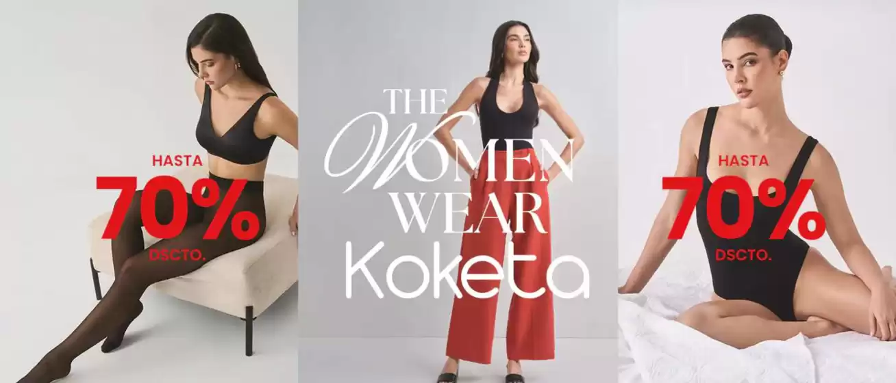 Catálogo Koketa | The women wear koketa | 2026-04-16T00:00:00.000Z - 2026-05-23T00:00:00.000Z