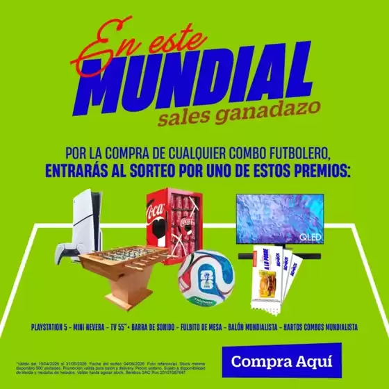 Catálogo Bembos | Grandes descuentos en productos seleccionados | 2026-04-15T00:00:00.000Z - 2026-05-31T00:00:00.000Z