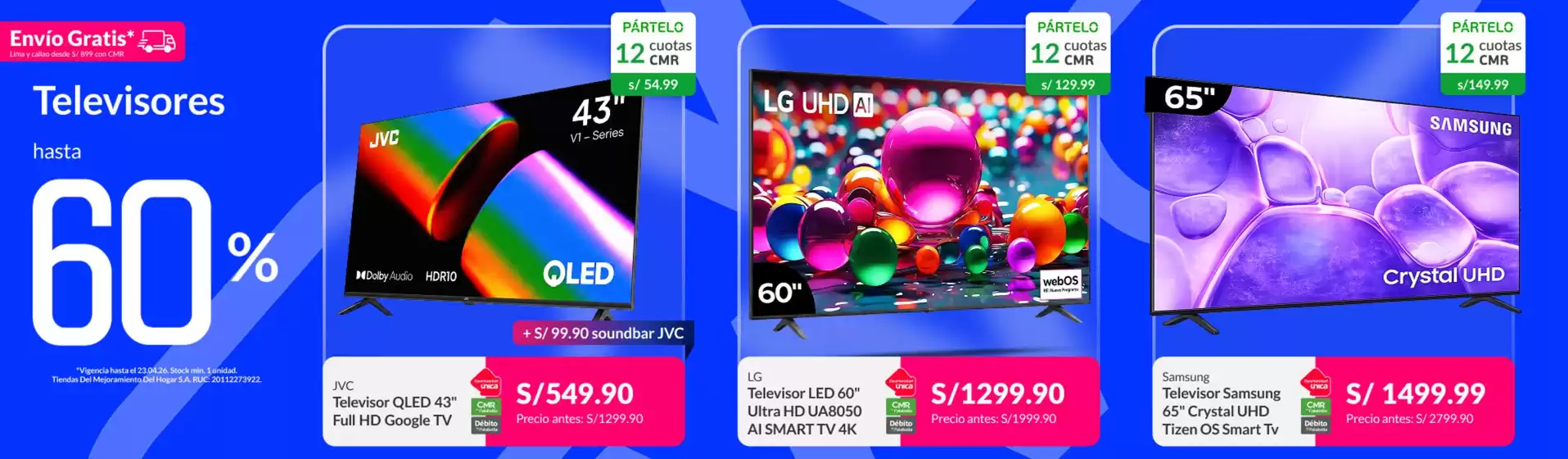 Catálogo Sodimac | Ofertas principales para todos los cazadores de gangas | 2026-04-20T00:00:00.000Z - 2026-04-23T00:00:00.000Z