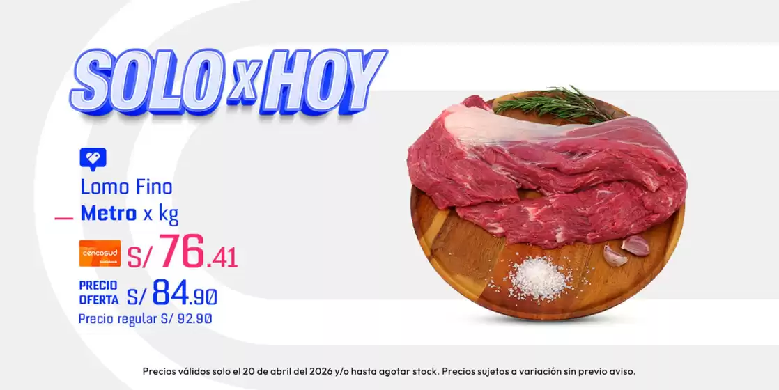 Catálogo Metro | Excelente oferta para cazadores de gangas | 2026-04-20T00:00:00.000Z - 2026-04-20T00:00:00.000Z