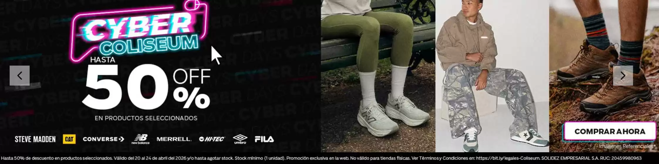 Catálogo Coliseum | Cyber days  | 2026-04-20T00:00:00.000Z - 2026-04-24T00:00:00.000Z