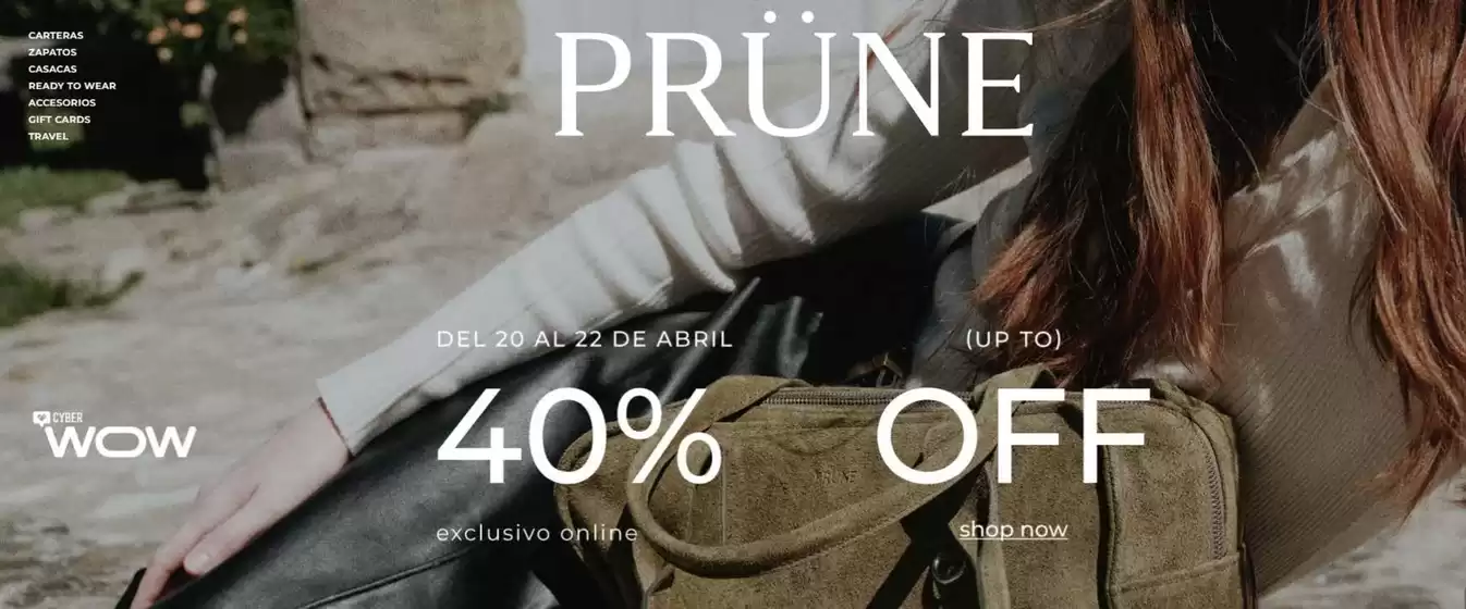 Catálogo Prüne | Cyber WOW | 2026-04-20T00:00:00.000Z - 2026-04-22T00:00:00.000Z
