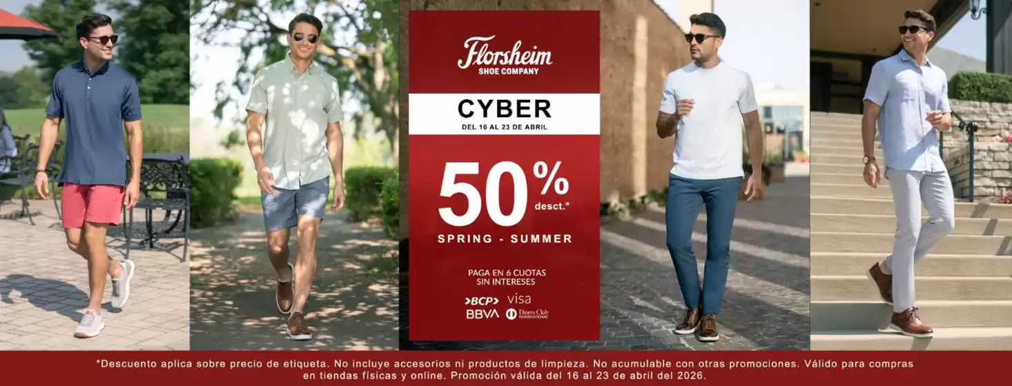 Catálogo Florsheim | Cyber  | 2026-04-17T00:00:00.000Z - 2026-04-23T00:00:00.000Z