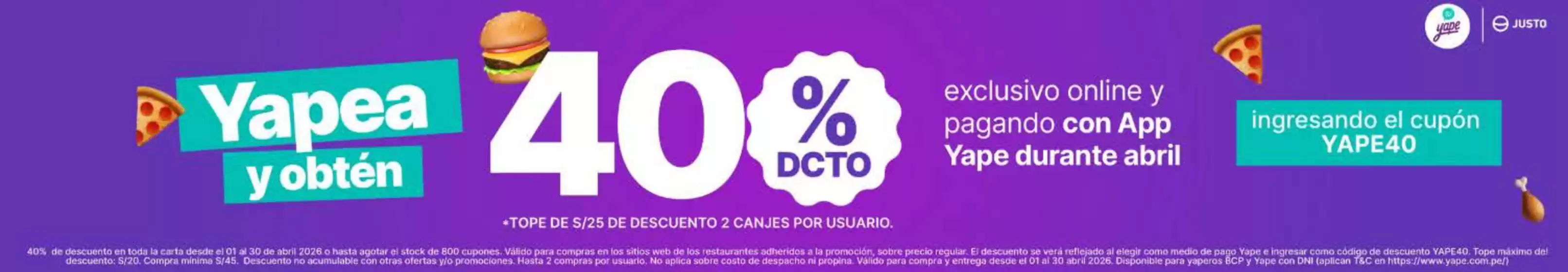 Catálogo Chifa Express | Yapea y obten  | 2026-04-21T00:00:00.000Z - 2026-04-30T00:00:00.000Z