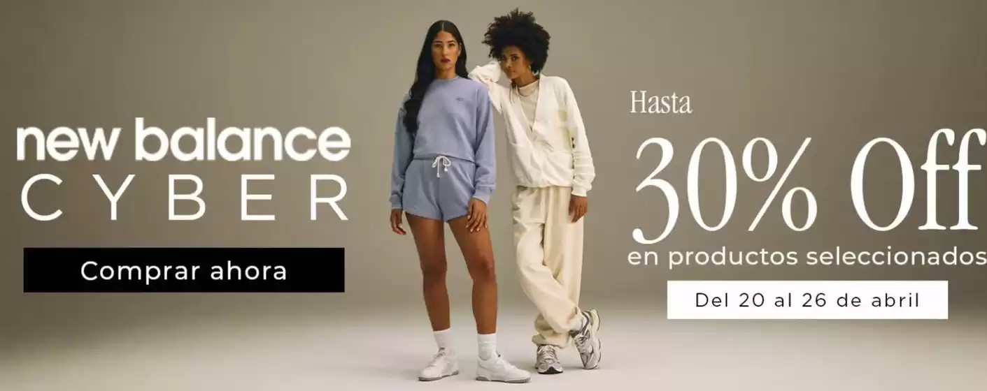 Catálogo New Balance | Cyber new balance  | 2026-04-21T00:00:00.000Z - 2026-04-26T00:00:00.000Z