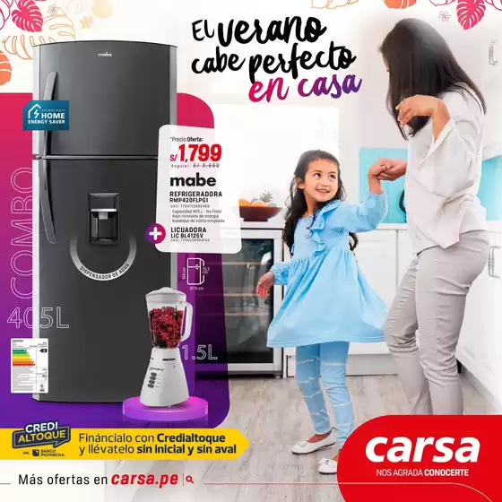 Catálogo Carsa en Tayabamba | Excelente oferta para todos los clientes | 2026-04-21T00:00:00.000Z - 2026-05-05T00:00:00.000Z