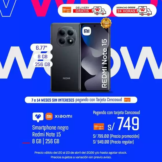 Catálogo Wong en Cerro de Pasco | Ofertas especiales atractivas para todos | 2026-04-20T00:00:00.000Z - 2026-04-23T00:00:00.000Z