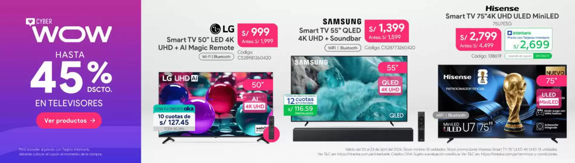 Catálogo Hiraoka | Cyber wow  | 2026-04-22T00:00:00.000Z - 2026-04-23T00:00:00.000Z