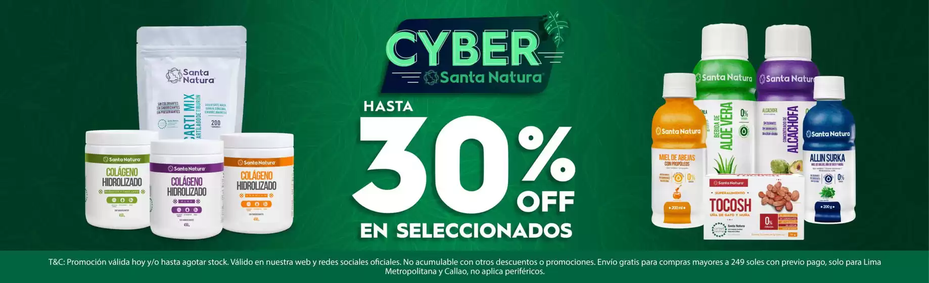 Catálogo Santa Natura | Cyber Santa Natura  | 2026-04-22T00:00:00.000Z - 2026-04-24T00:00:00.000Z