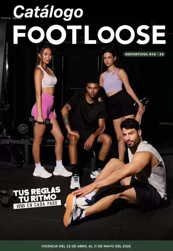Catálogo Footloose | DEPORTIVO 4 R18 SIN PRECIO | 2026-04-22T00:00:00.000Z - 2026-05-31T00:00:00.000Z