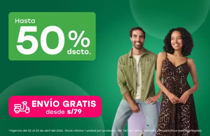 Catálogo Tottus | Ofertas principales para todos los cazadores de gangas | 2026-04-20T00:00:00.000Z - 2026-04-23T00:00:00.000Z
