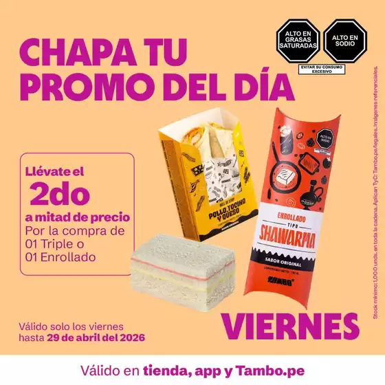 Catálogo Tambo en Huancán | Ofertas especiales atractivas para todos | 2026-04-22T00:00:00.000Z - 2026-04-29T00:00:00.000Z