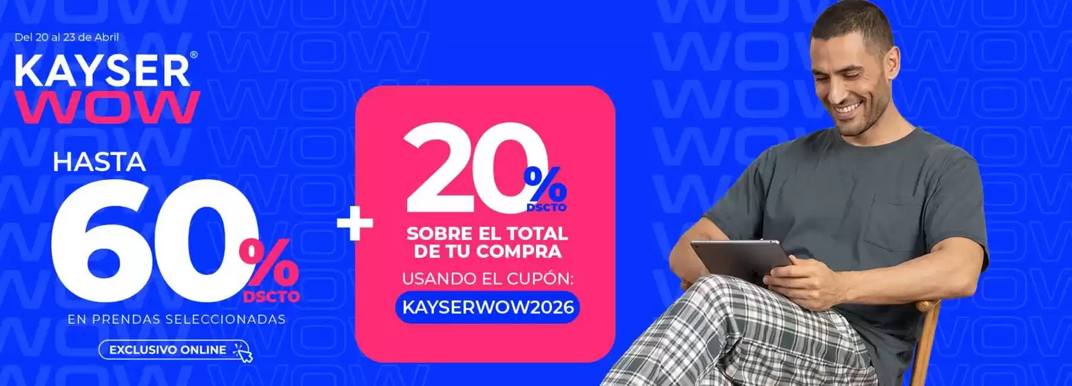 Catálogo Kayser | Kayser Wow  | 2026-04-23T00:00:00.000Z - 2026-04-23T00:00:00.000Z