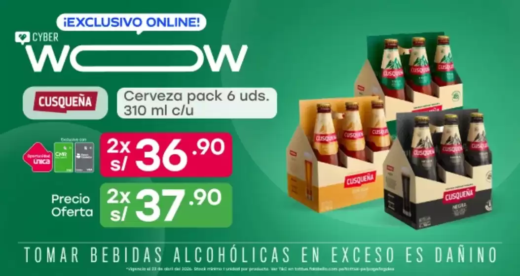 Catálogo Tottus | Ofertas especiales para ti | 2026-04-23T00:00:00.000Z - 2026-04-23T00:00:00.000Z