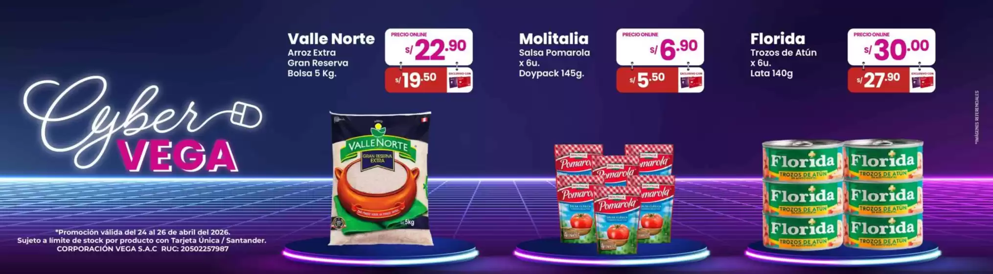 Catálogo Vega | Ofertas principales y descuentos | 2026-04-24T00:00:00.000Z - 2026-04-26T00:00:00.000Z