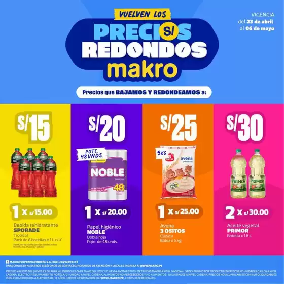 Catálogo Makro | Catálago Precios Redondos #09 | 2026-04-23T00:00:00.000Z - 2026-05-06T00:00:00.000Z