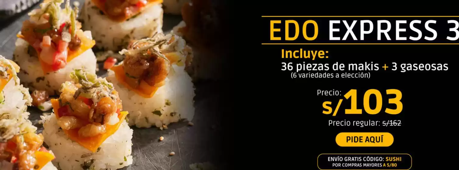 Catálogo Edo Sushi Bar | Sushi  | 2026-04-24T00:00:00.000Z - 2026-06-30T00:00:00.000Z