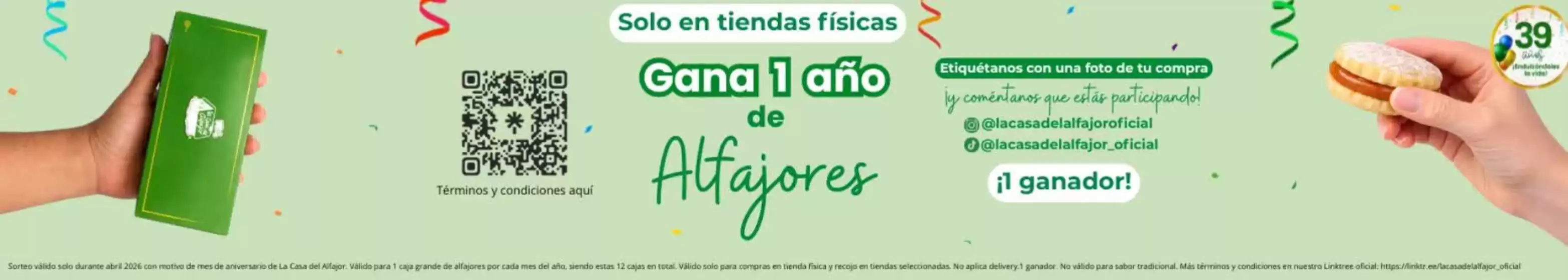 Catálogo La Casa del Alfajor | Gana 1 ano de alfajores  | 2026-04-24T00:00:00.000Z - 2026-04-30T00:00:00.000Z