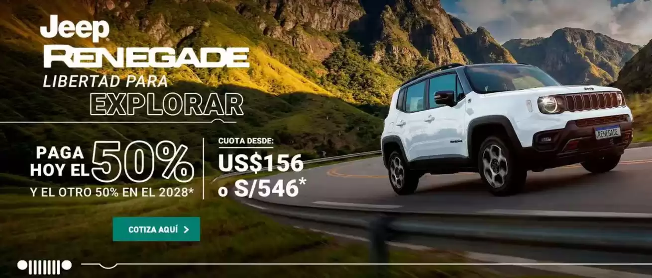 Catálogo Jeep | Libertad para explorar  | 2026-04-24T00:00:00.000Z - 2026-06-30T00:00:00.000Z