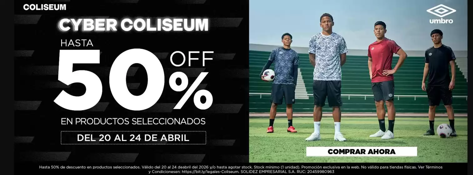 Catálogo Umbro | Cyber Coliseum  | 2026-04-24T00:00:00.000Z - 2026-04-24T00:00:00.000Z