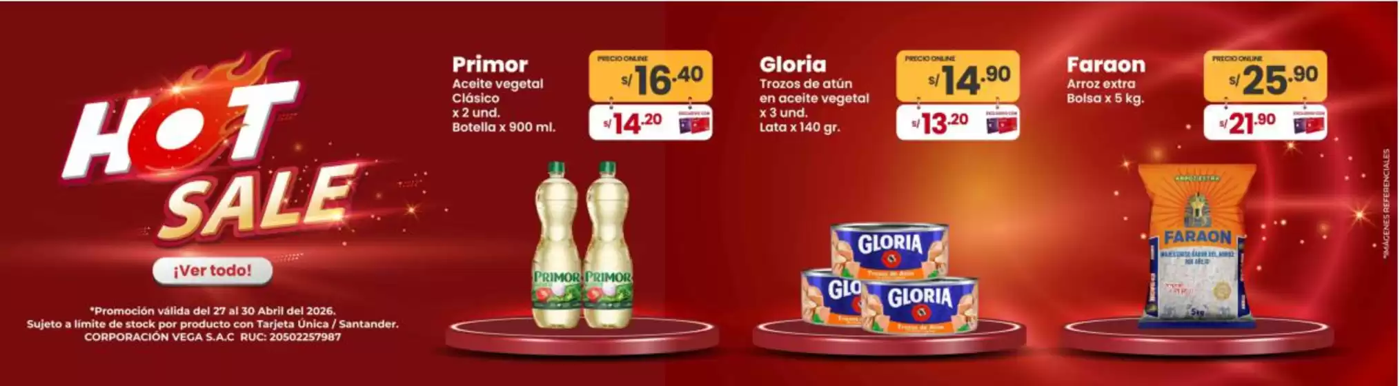 Catálogo Vega | Grandes descuentos en productos seleccionados | 2026-04-27T00:00:00.000Z - 2026-04-30T00:00:00.000Z