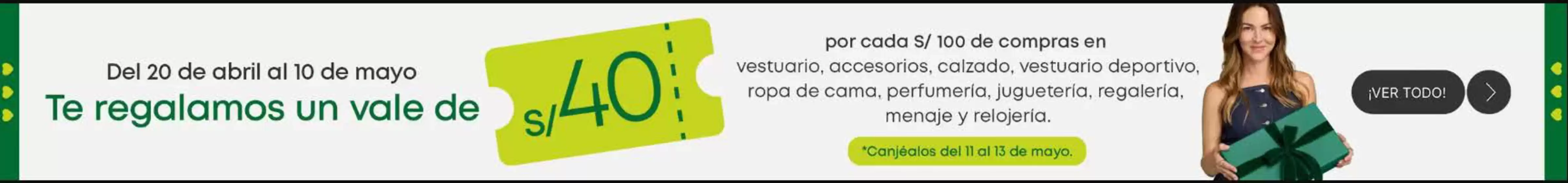 Catálogo Falabella | Te regalamos un vale de S/40 | 2026-04-27T00:00:00.000Z - 2026-05-10T00:00:00.000Z