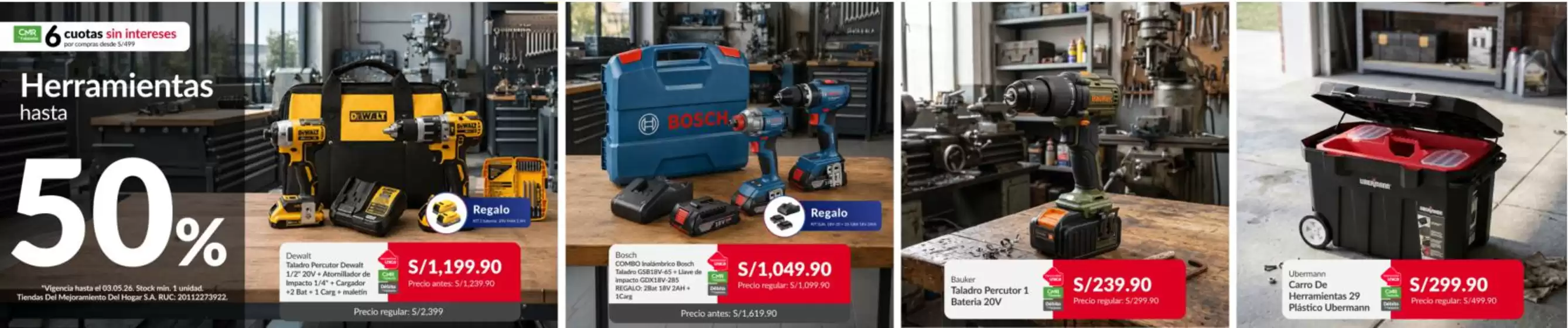 Catálogo Sodimac en Lima | Ofertas principales y descuentos | 2026-04-28T00:00:00.000Z - 2026-05-03T00:00:00.000Z