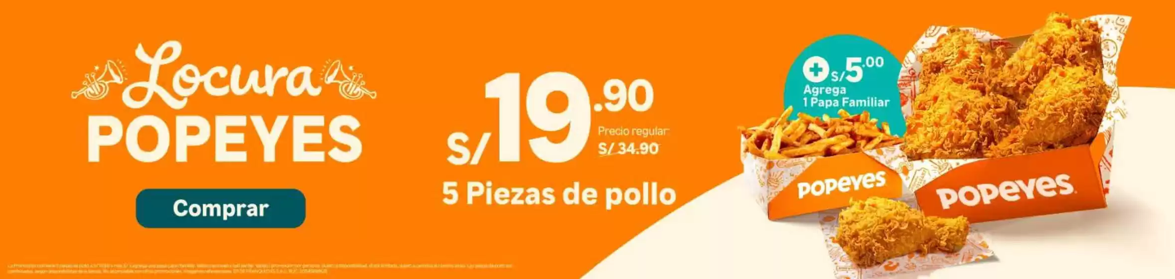 Catálogo Popeyes | Locura popeyes  | 2026-04-28T00:00:00.000Z - 2026-05-30T00:00:00.000Z