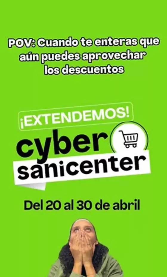 Catálogo Sanicenter | Cyber Sanicenter  | 2026-04-28T00:00:00.000Z - 2026-04-30T00:00:00.000Z