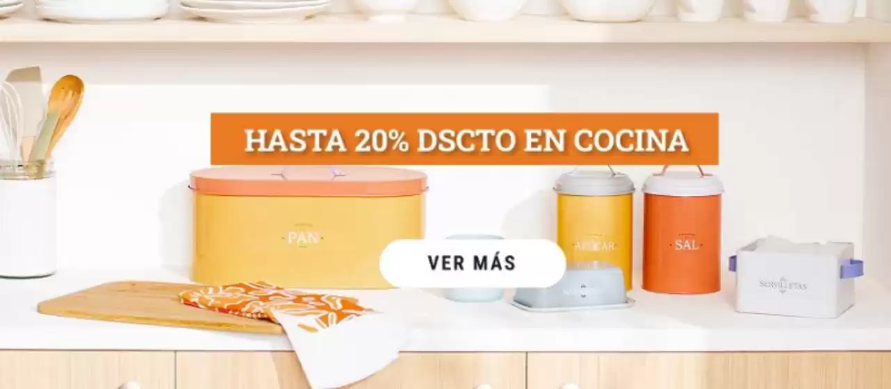 Catálogo Casaideas | Hasta 20%dscto en cocina | 2026-04-28T00:00:00.000Z - 2026-05-23T00:00:00.000Z