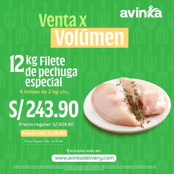 Catálogo Avinka en Huanchaco | Gran variedad de ofertas | 2026-04-16T00:00:00.000Z - 2026-04-30T00:00:00.000Z